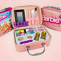 Набор детской косметики Барби в чемоданчике, детский Make-up, креативный набор косметики для детей