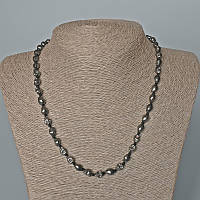 Намисто Гематит Череп d-6х8х6мм+- L-48см+- купити біжутерію оптом в інтернеті