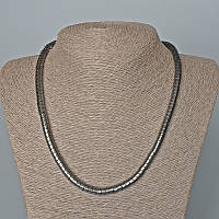 Намисто Гематит зигзаг d-6х4мм+- L-48см+- купити біжутерію оптом в інтернеті