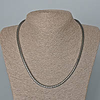 Намисто Гематит зигзаг d-4х5мм+- L-48см+- купити біжутерію оптом в інтернеті