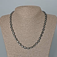 Намисто Гематит прямокутник d-7х8х5мм+- L-48см+- купити біжутерію оптом в інтернеті