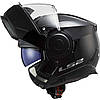 МОТОШОЛОМ МОДУЛЯР LS2 FF902 SCOPE SOLID КОЛІР BLACK, фото 3