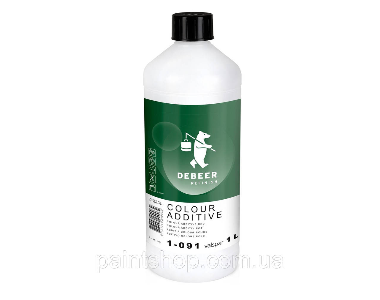 Добавка кольорова DeBeer Colour Additive 1-091 Червона 1 л, фото 1