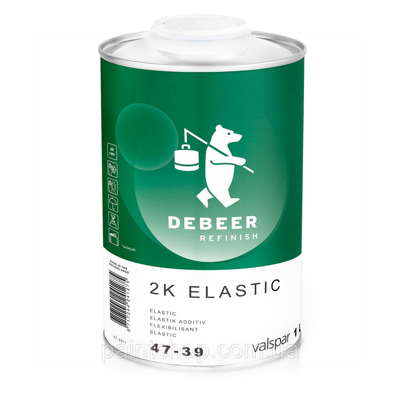 Добавка еластична DeBeer Refinish 2K Elastic 47-39 1 л, фото 1