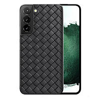 Чехол Primo BV Weaving для смартфона Samsung Galaxy S21 Plus (SM-G996) - Black