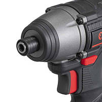 Шурупокрут ударний INTERTOOL WT-0362 акумуляторний двигуном 20В, 200Nm, 0-2900об/хв, 0-4000уд/хв, 1/4", 2.0Ач, ЗП 2А, кейс, фото 5