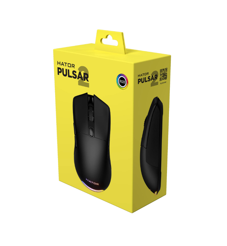 Миша Hator Pulsar 2 Black (HTM-510), фото 1