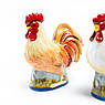 Набір керамічних ємностей для солі та перцю у вигляді птахів "Півень на галявині" Certified International, фото 4