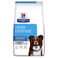 Сухой корм для собак при атопическом дерматите Hill's (Хиллс) Prescription Diet Derm Defense с курицей 12 кг