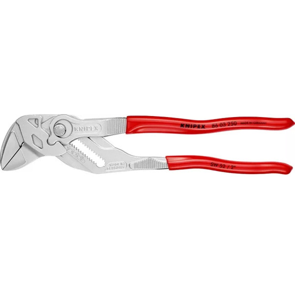 Кліщі-гайковий ключ регульований до 52 мм - Knipex 86 03 250, фото 1