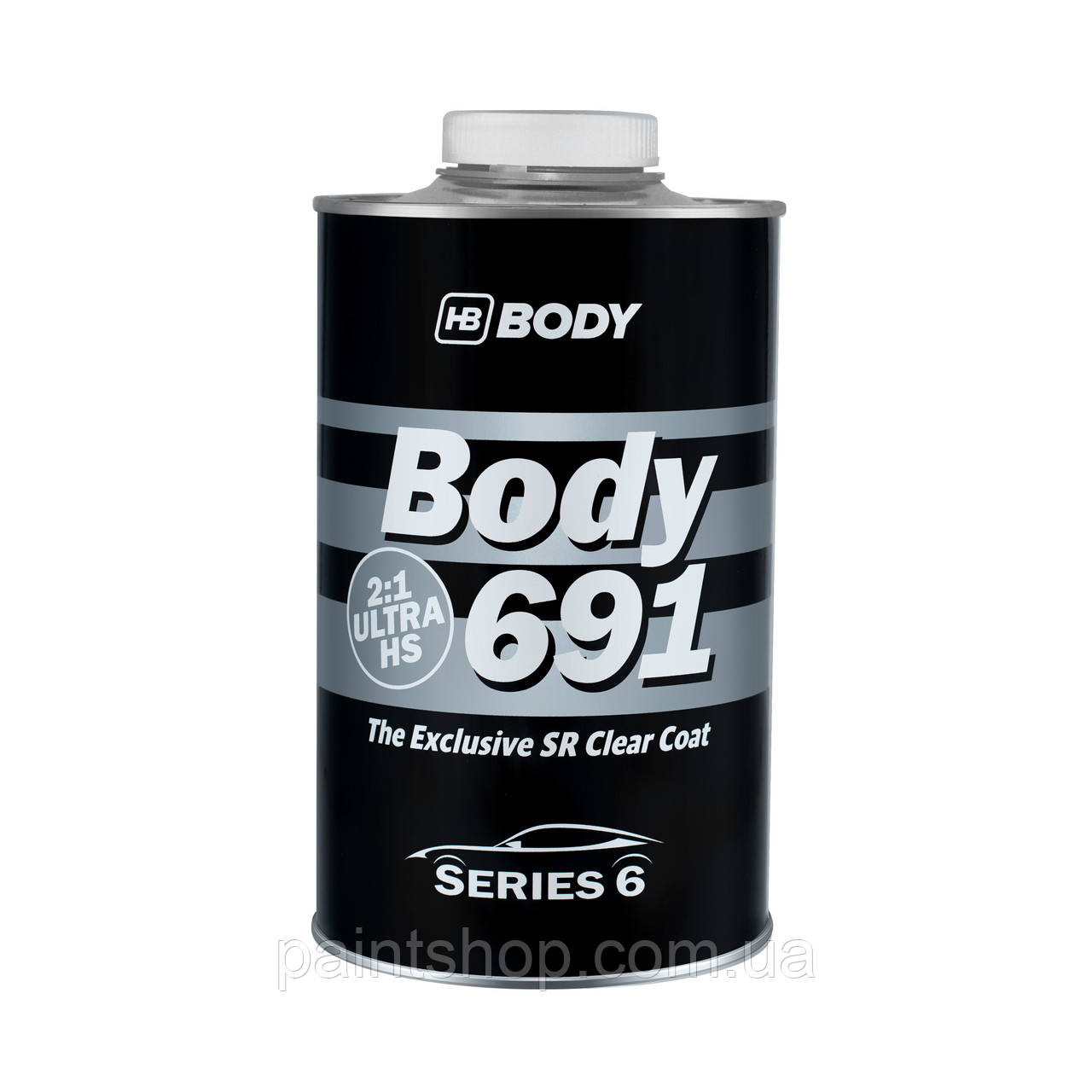Лак акриловий HB Body 691 UHS Scratch Resistant 2:1 1 л, фото 1