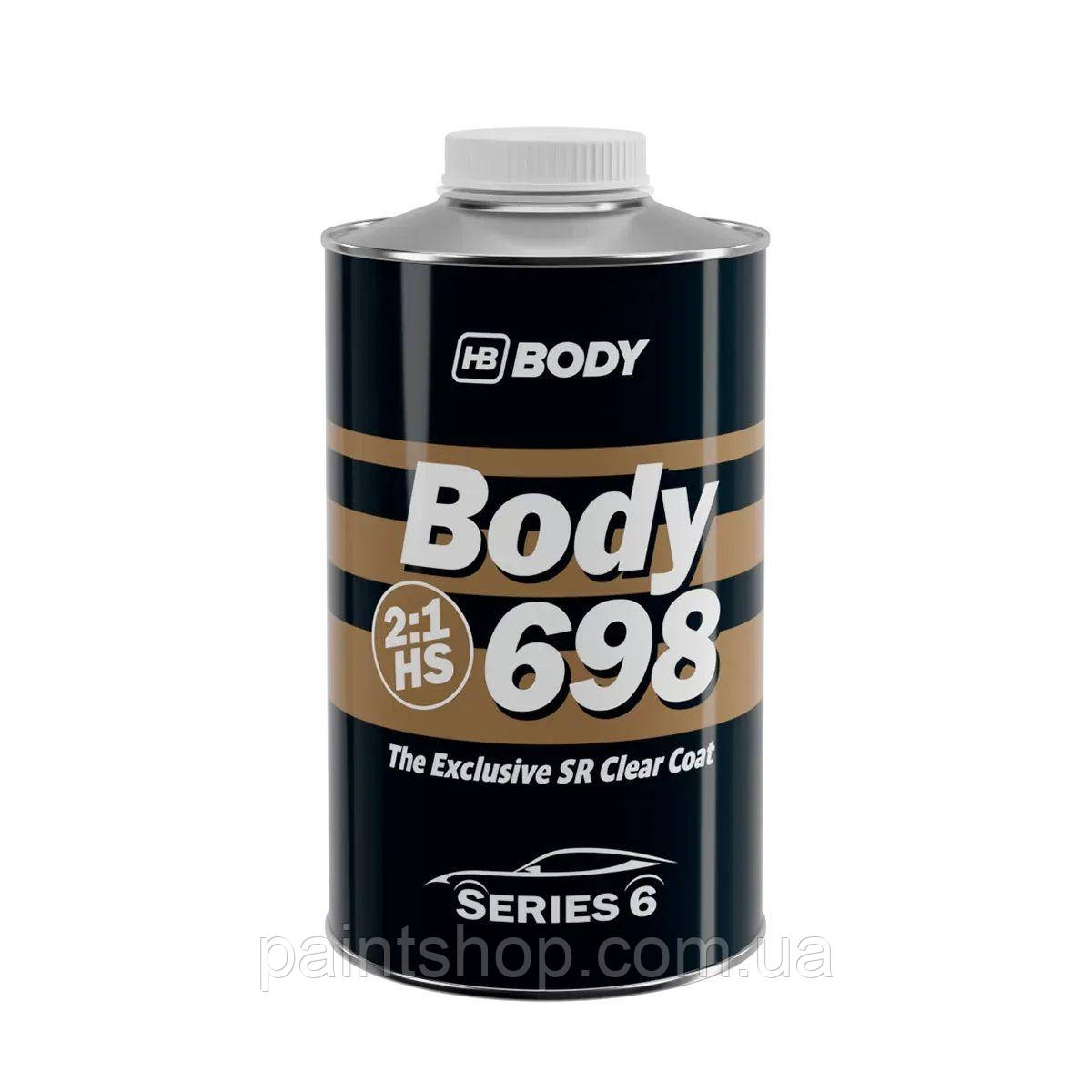Лак акриловий HB Body 698 HS Scratch Resistant 2:1 1 л, фото 1