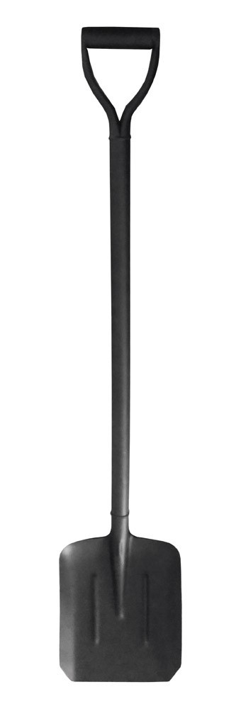 Лопата совкова MASTERTOOL з металевою ручкою 240х285 мм 1200 мм порошкове фарбування 14-6272
