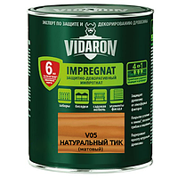 Импрегнат защитно-декоративный Vidaron V05 тик натуральный 0.7 л