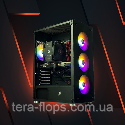 Ігровий ПК Phantom v1 (RX 6600XT 8GB / Ryzen 5 7500F / DDR5 16GB / SSD 250GB / 480GB) від TeraFlops, фото 2