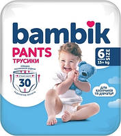 Підгузники - трусики Bambik Бамбик 6 (30 шт /15+ кг)