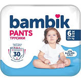 Підгузники - трусики Bambik Бамбик 6 (30 шт /15+ кг), фото 2