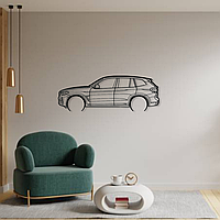 Авто BMW X3 M40i, декор на стену из металла 120см