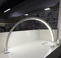 LED лампа арка бестеневая настольная белая