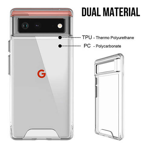 Чохол TPU Space Case transparent для Google Pixel 6, фото 2
