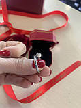 Кільце цвях Cartier/Cartier / Красива подарункова упаковка - коробочка з оксамитом та пакет, фото 4