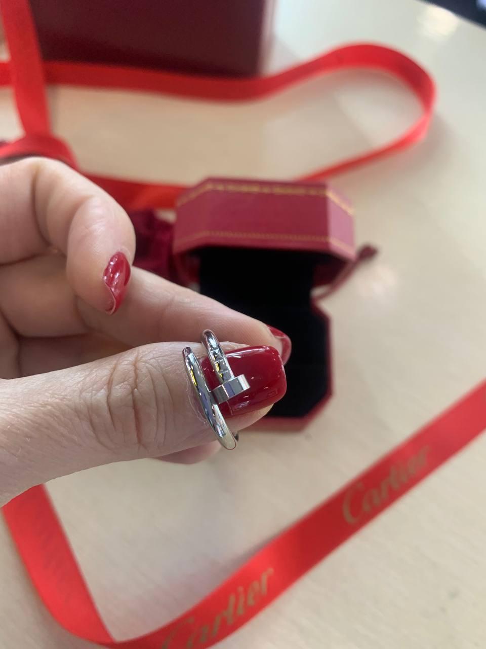 Кільце цвях Cartier / Cartier кільце / Красива подарункова упаковка - коробочка з оксамитом та пакет