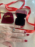Кільце цвях Cartier/Cartier / Красива подарункова упаковка - коробочка з оксамитом та пакет, фото 10