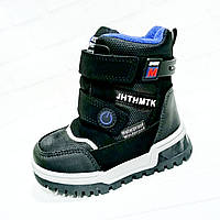 Детские зимние термоботинки, ботинки для мальчика Tom.m, размеры 23 - 28, синие.