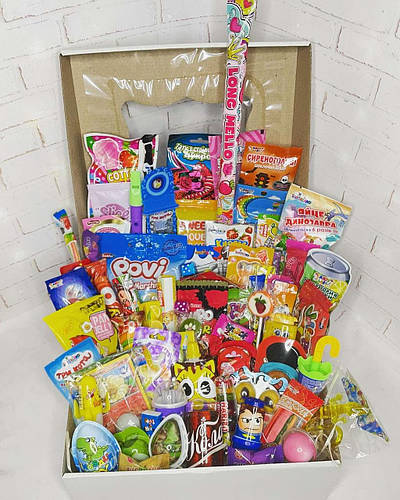 Огромный Surprise Box, Большой набор конфет с игрушками, Разноцветный ...