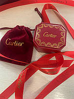Подарочная упаковка коробочка, мешочек, лента в стиле Cartier