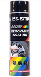 Аерозольна фарба "Рідка гума" чорна глянсова MOTIP 500мл (04302)