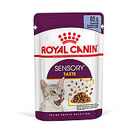 Royal Canin Sensory Taste Jelly влажный корм для кошки стимулирует вкусовые рецепторы в желе, 85 гр