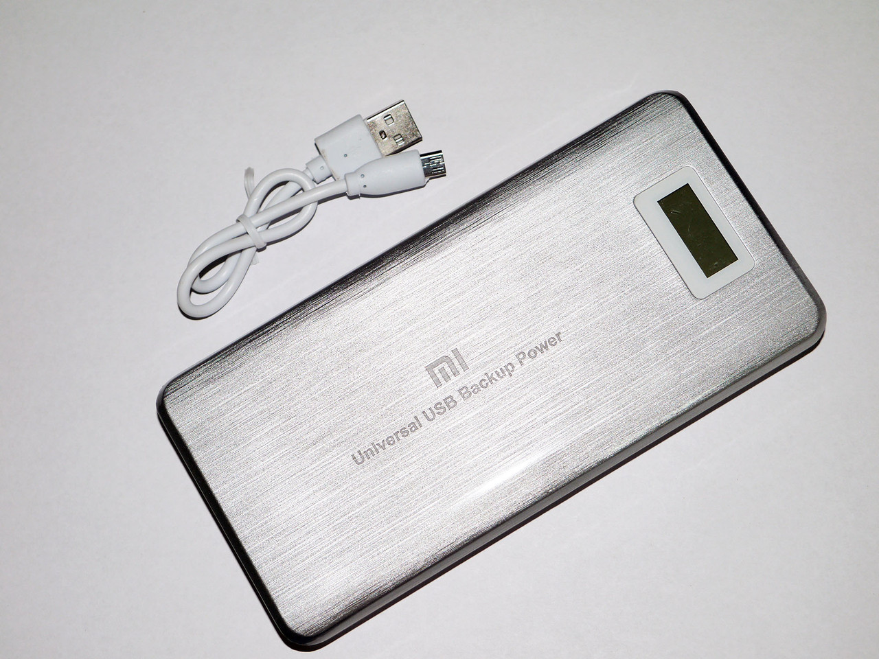 Power Bank Mi 28800 mah LCD 3 USB Портативна зарядка Сірий