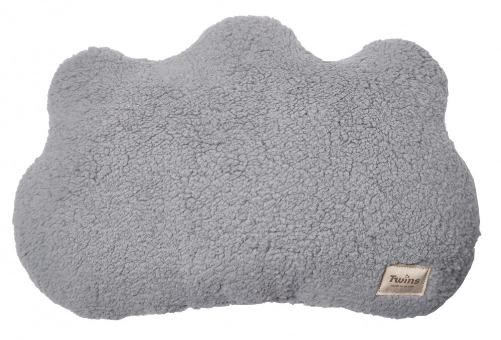 Бампер - подушка Twins Teddy сірий, фото 1