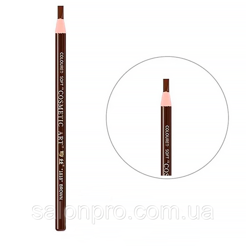 Олівець розмітковий для брів Cosmetic Art №02 самозаточуваний, коричневий
