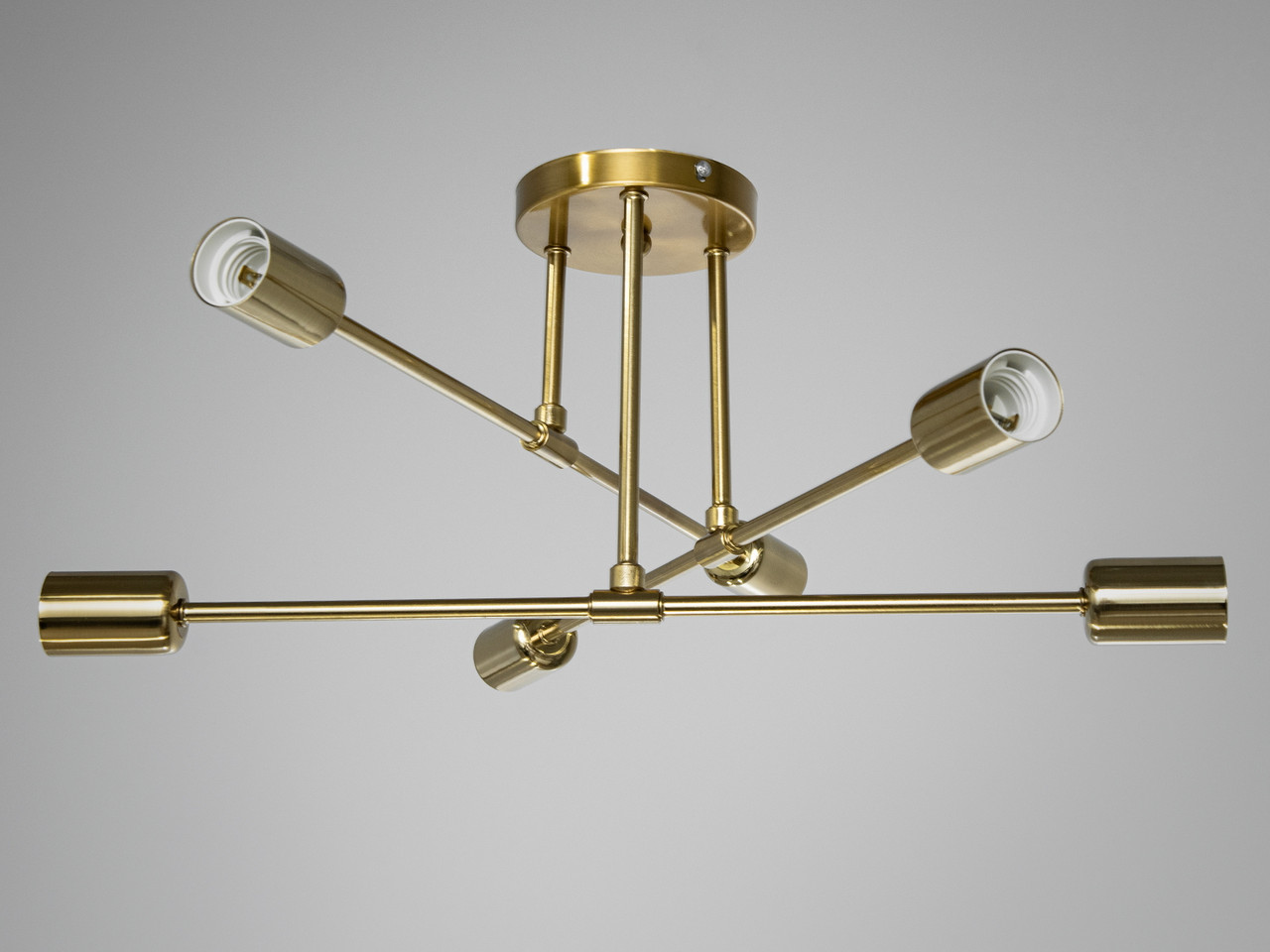 Люстра Loft на 6 ламп Е27 золото XL2039-6GD, фото 1