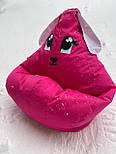 Крісло мішок груша Зайчик, пуфик Заєць, фото 2
