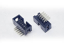 Роз'єм кутовий BHR-10P вилка на плату 2.54 mm 10pin