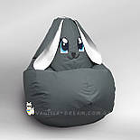 Крісло мішок груша Зайчик, пуфик Заєць, фото 6