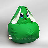 Крісло мішок груша Зайчик, пуфик Заєць, фото 8