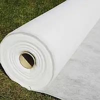 Біле агроволокно/спанбонд 30 г/м2 "Агрокремінь" Ширина у розвороті 3.20. Довжина 100м Стабілізація від сонця 4%