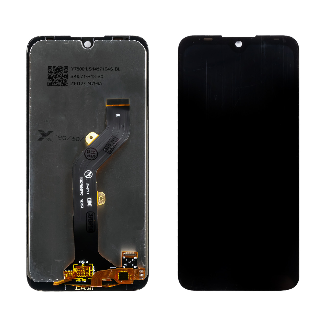 Дисплей TECNO Pop 5 Go (BD1) (2022) з чорним тачскрином