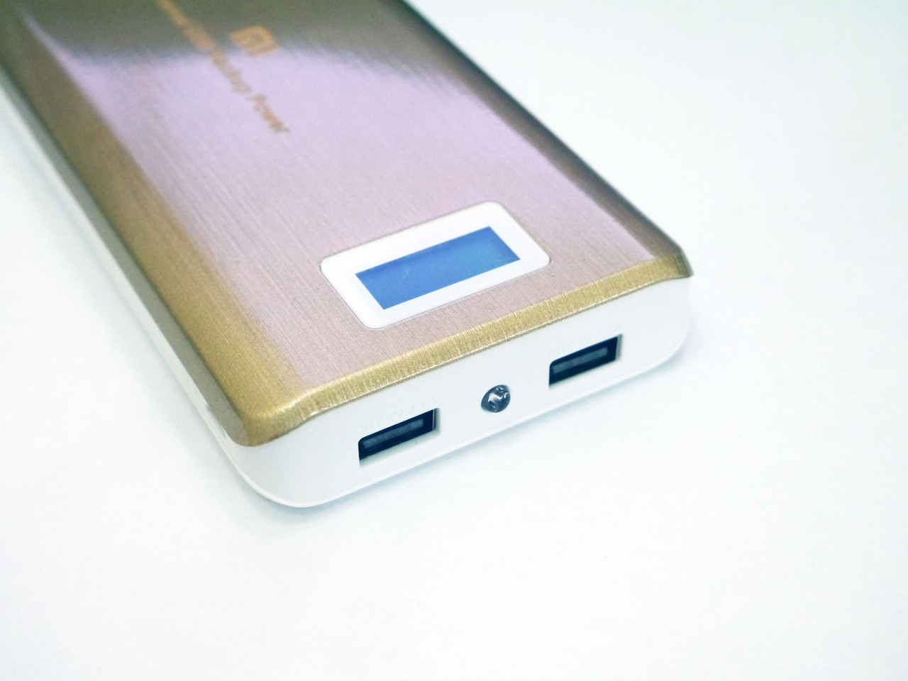 Power Bank Mi 28800 mah LCD 3 USB Портативна зарядка Золотистий