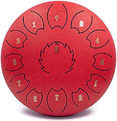 Глюкофон FZONE STD12I13N Red STEEL TONGUE DRUM