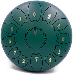 Глюкофон FZONE STD10I13N Green STEEL TONGUE DRUM