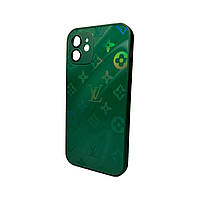 Чохол для смартфона AG Glass Gradient LV Frame for Apple iPhone 12 Cangling Green