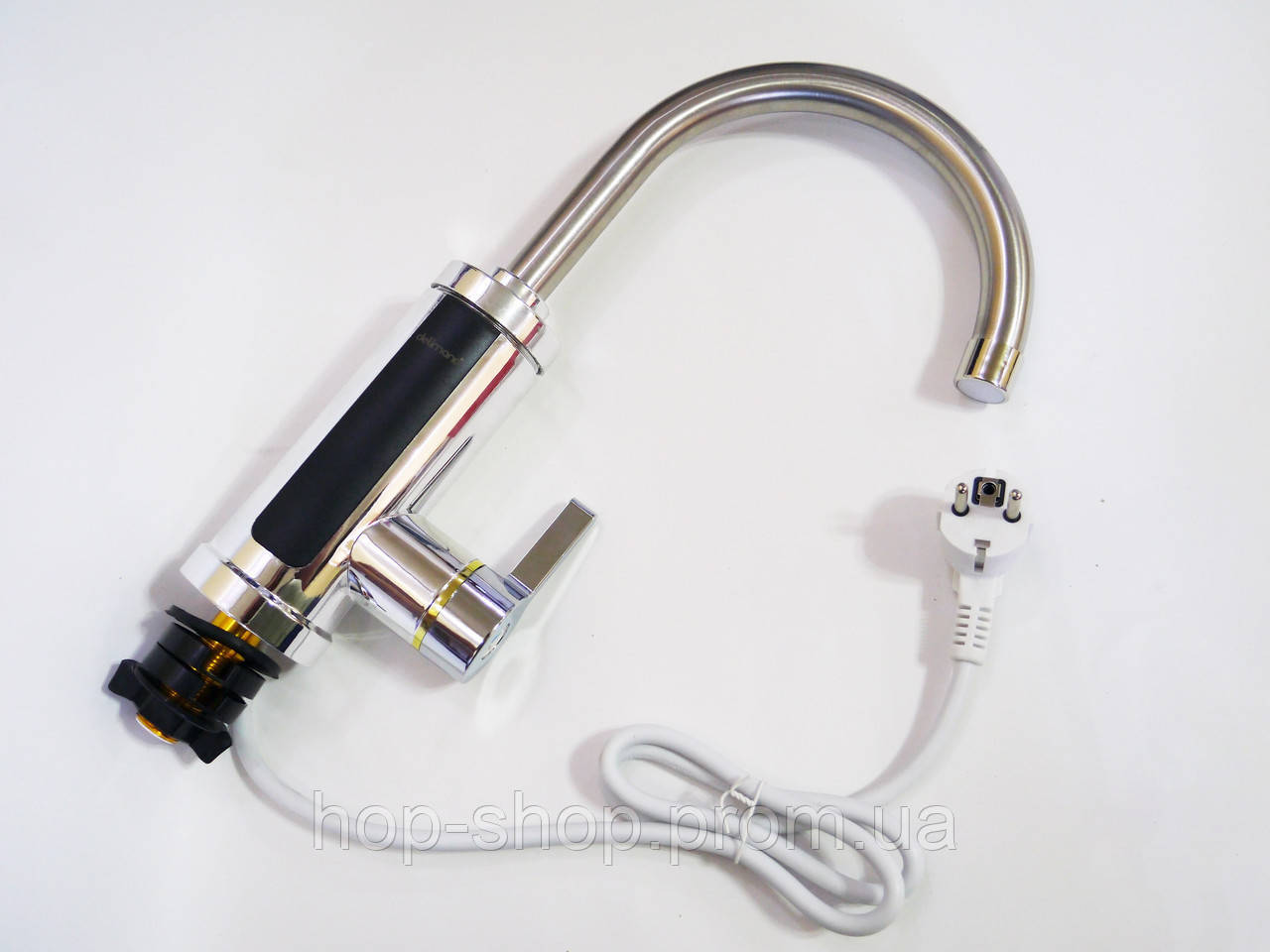 Электрический водонагреватель для мгновенного нагрева проточной воды с электронным экраном, кран для кухни - фото 4 - id-p2053299630