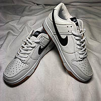Кросівки Nike Duhk Low з коричневою підошвою білі 39 розмір