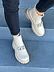Зимові стильні жіночі челсі, жіночі зимові модні черевики, зимові високі челсі для дівчини, фото 5