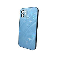 Чохол для смартфона AG Glass Gradient LV Frame for Apple iPhone 12 Sierra Blue